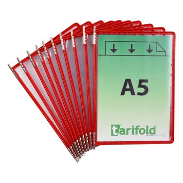 Sichttafel A5 rot 10St