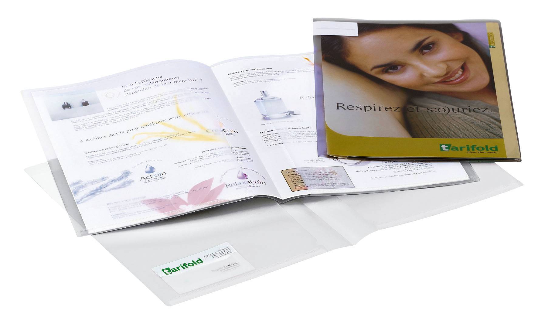 djois by tarifold Dokumententasche DIN A4, PP, transparent-1