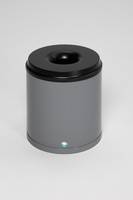 VAR Papierkorb feuersicher, 30 L, Löschkopf schwarz-0