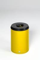 VAR Papierkorb feuersicher, 50 L, Löschkopf schwarz-0