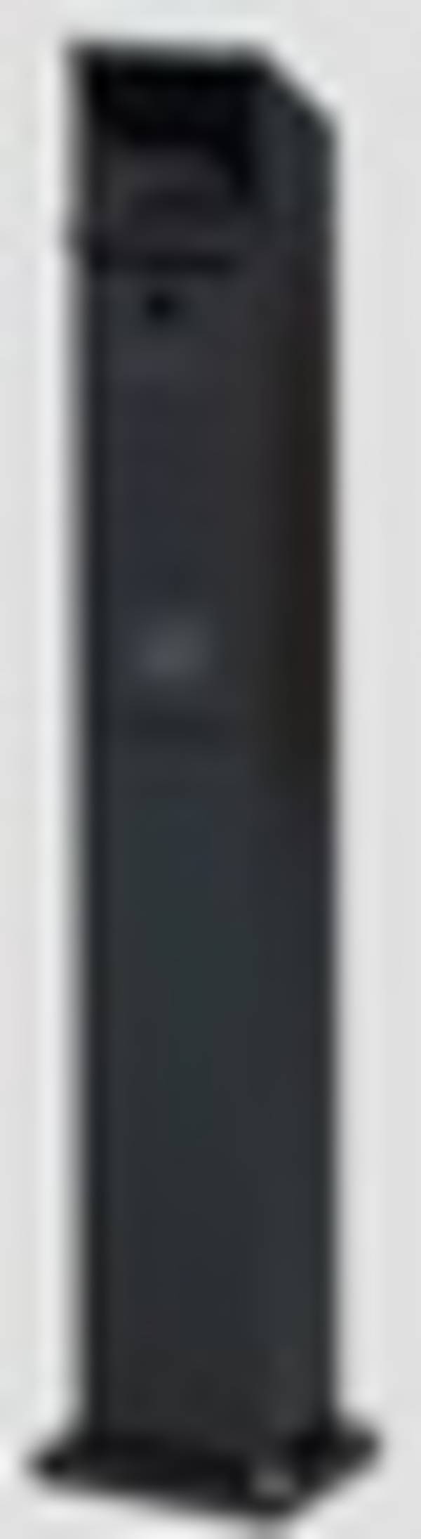 Standascher, Kombiascher, - Abfallsammler - Volumen 5 l - 1.150 x 180 x 150 mm (HxBxT) - schwarzgrau