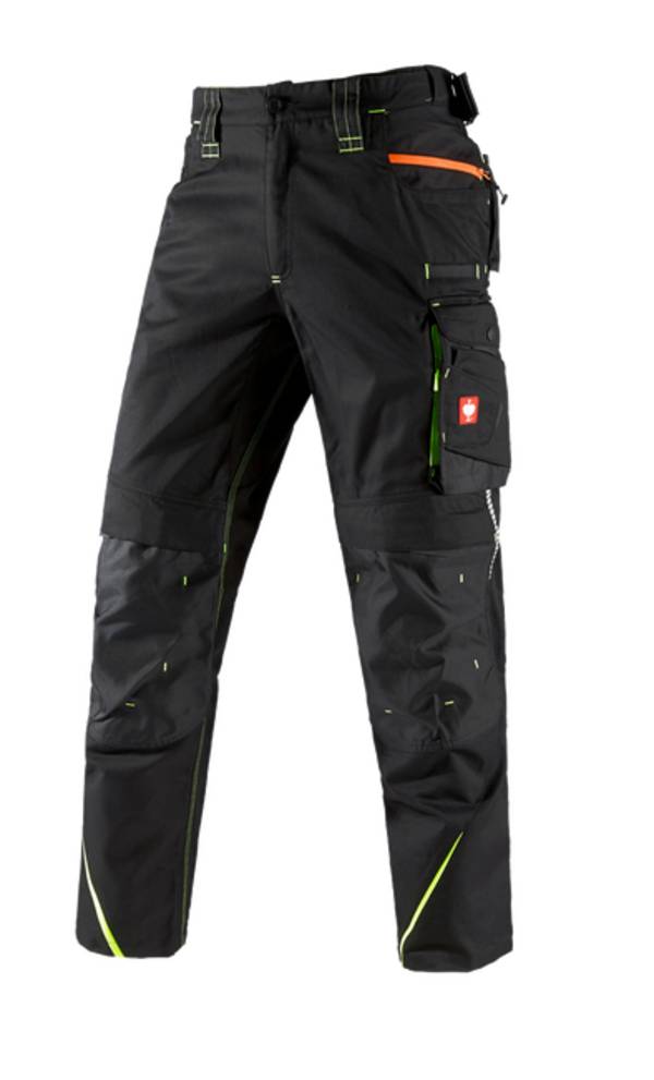 engelbert strauss Bundhose e.s.motion 2020 schwarz/warngelb/warnorange 50