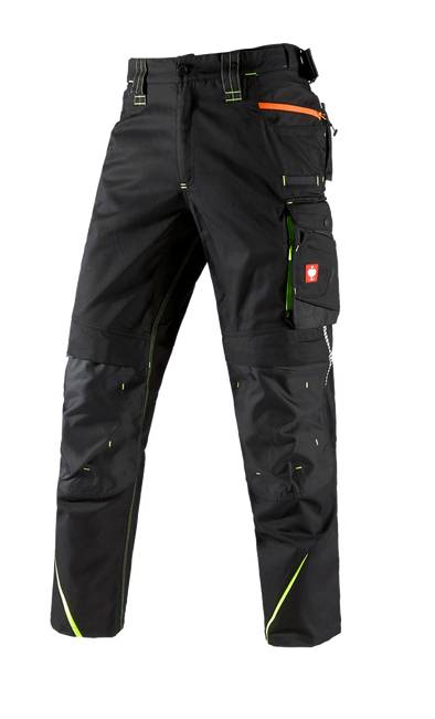 engelbert strauss Bundhose e.s.motion 2020 schwarz/warngelb/warnorange 50-0