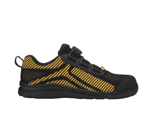 engelbert strauss e.s. Sicherheitshalbschuhe S1 Tegmen II low schwarz/warngelb/warnorange 48