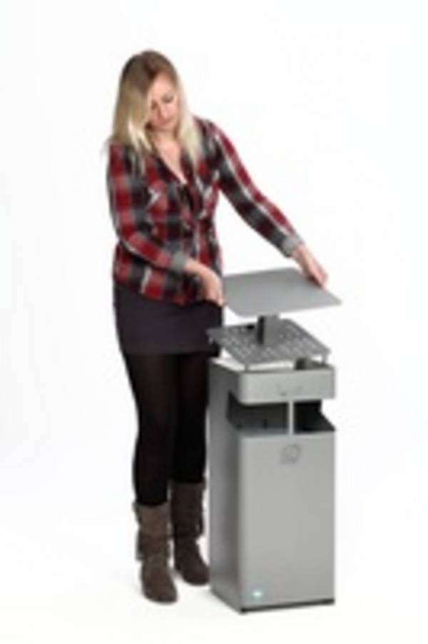 VAR Ascher/Abfallsammler mit Dach B 35