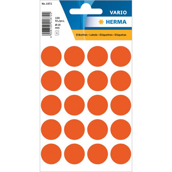 Markierungspunkt 19mm rot 100 St./Pack. - Artikel: 129000530