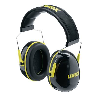 Uvex K2 Kapselgehörschutz für Erwachsene - 32 dB Gehörschutz - Schwarz-Gelb