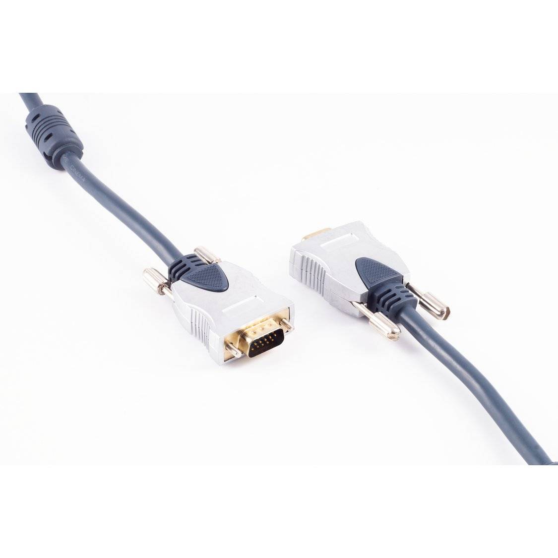 BASIC-S Monitor VGA-Kabel 7m Ferrit vergoldete Kontakte Österreich Schwarz-1
