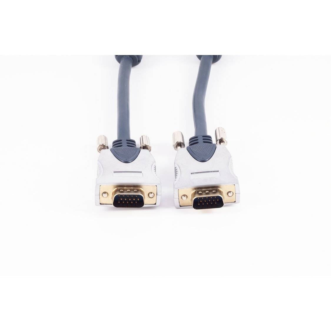 BASIC-S Monitor VGA-Kabel 7m Ferrit vergoldete Kontakte Österreich Schwarz-2