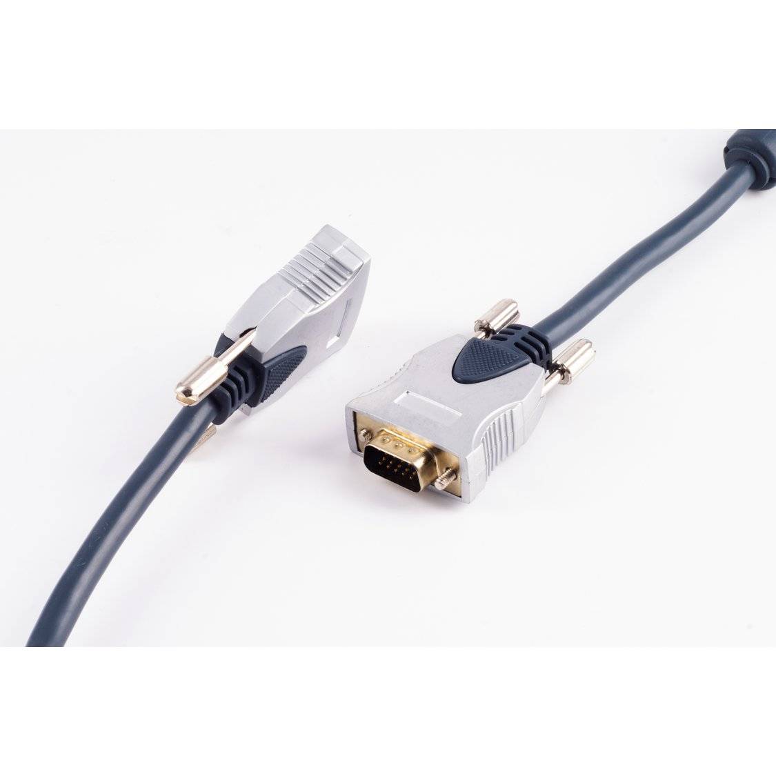 BASIC-S Monitor VGA-Kabel 7m Ferrit vergoldete Kontakte Österreich Schwarz-3