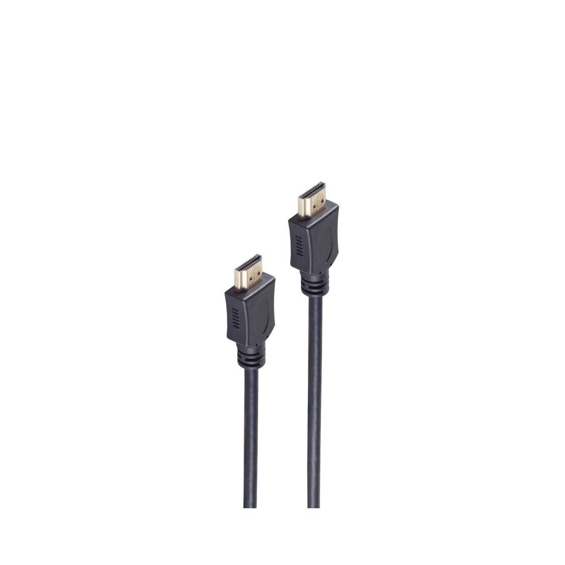 BASIC-S HDMI Kabel High Speed mit Ethernet 4K 3D HDR10 HDCP 2.2 vergoldete Kontakte A-Stecker auf A-Stecker 1m-0
