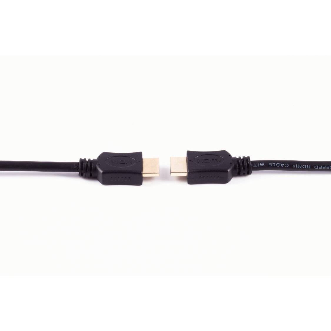 BASIC-S HDMI Kabel High Speed mit Ethernet 4K 3D HDR10 HDCP 2.2 vergoldete Kontakte A-Stecker auf A-Stecker 1m-1