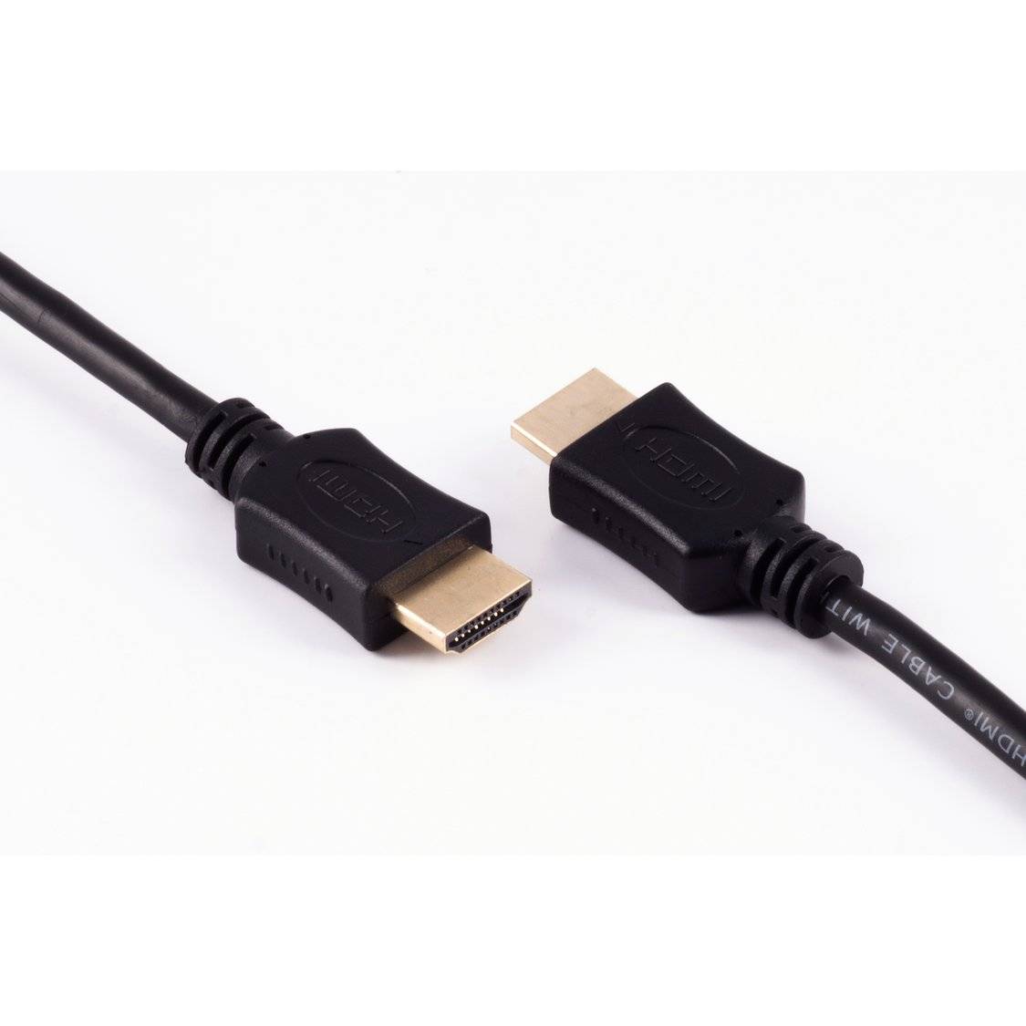 BASIC-S HDMI Kabel High Speed mit Ethernet 4K 3D HDR10 HDCP 2.2 vergoldete Kontakte A-Stecker auf A-Stecker 1m-2