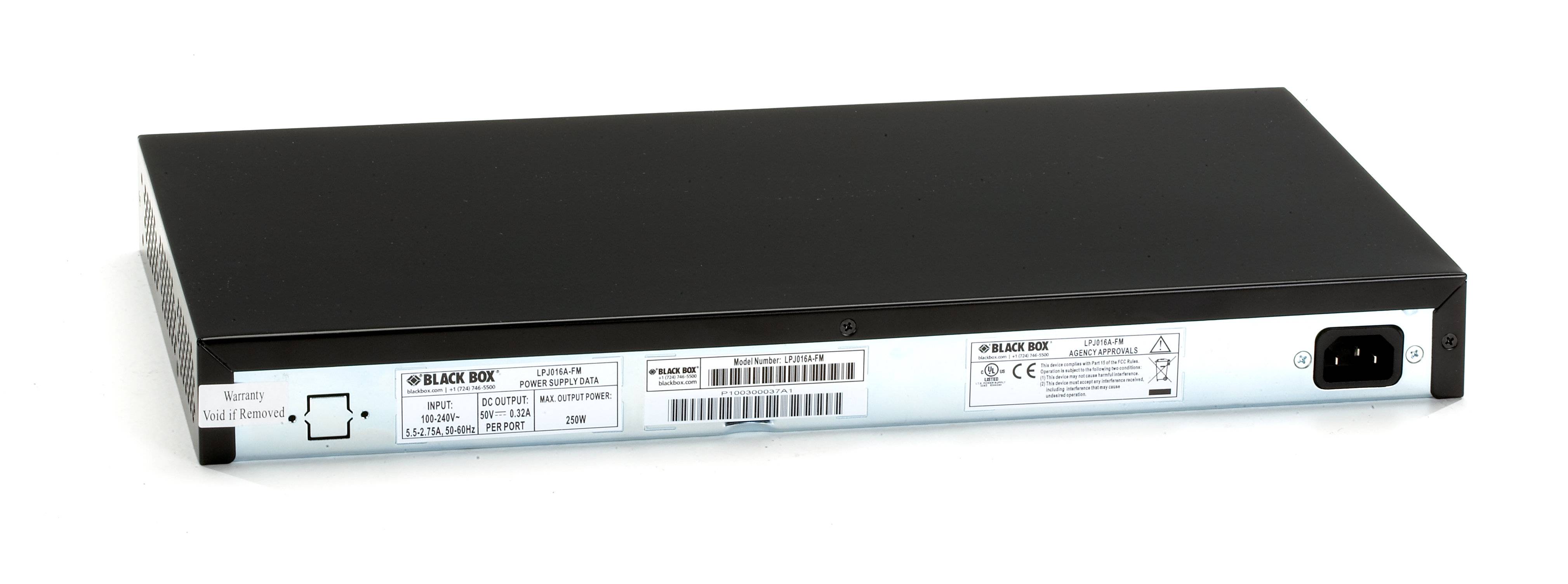 Symbolbild für Black Box 802.3af PoE Gigabit-verwalteter Injektor