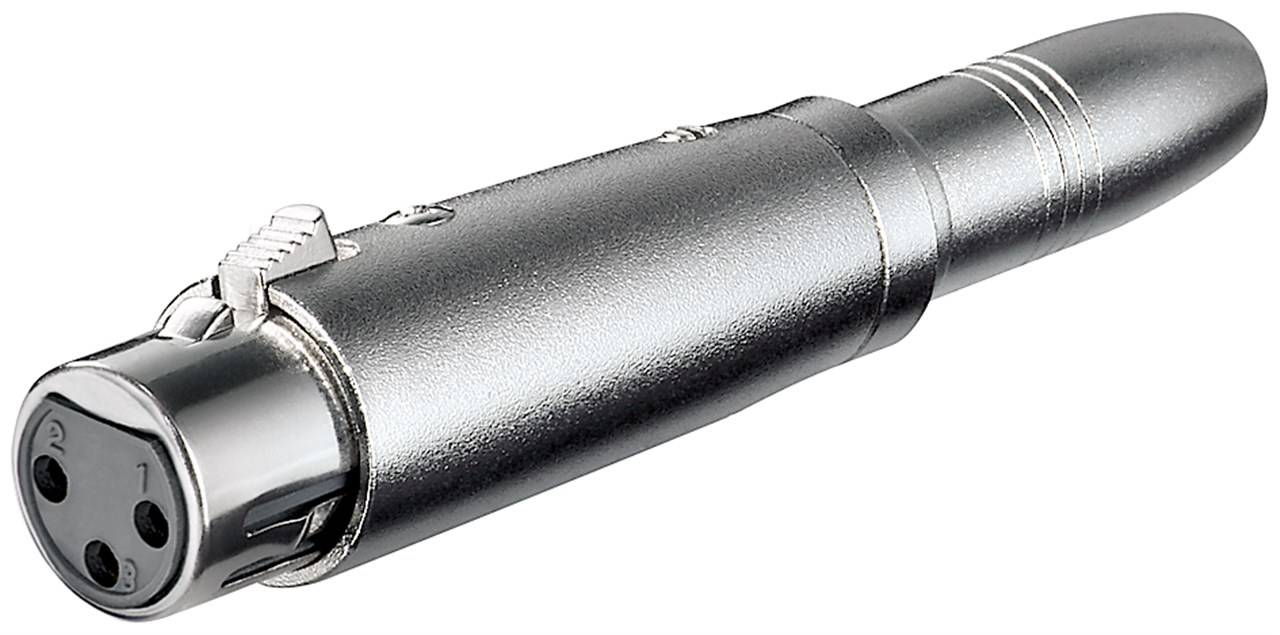 Goobay XLR-Kupplung, 3-polig Metallgehäuse-0
