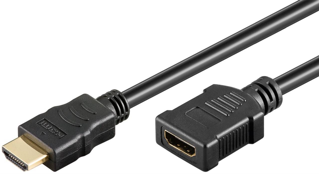 Goobay High-Speed-HDMI™-Verlängerungskabel mit Ethernet 5 m 8K/60Hz-0