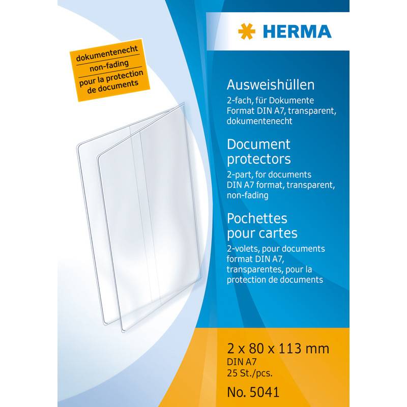 Ausweishülle 2xDIN A7 Klapphülle-0