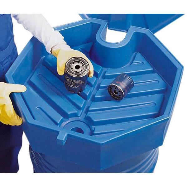 asecos® Fasstrichter aus PE, mit Sieb-0