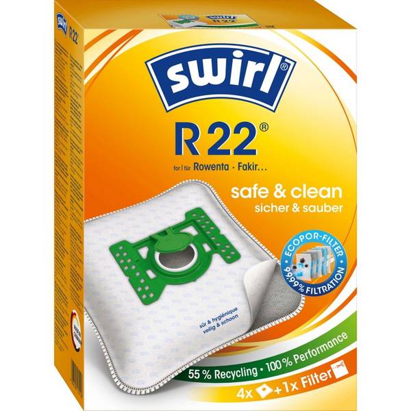 Swirl Staubbeutel R 22(F89) EcoPor VE4
