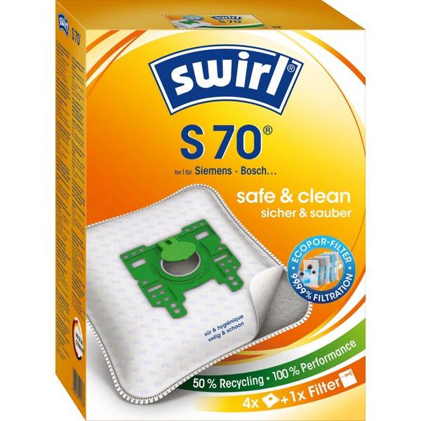 Swirl Staubbeutel S 70 EcoPor VE4