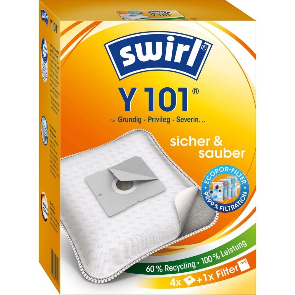 Swirl Staubbeutel Y 101 EcoPor VE4-0