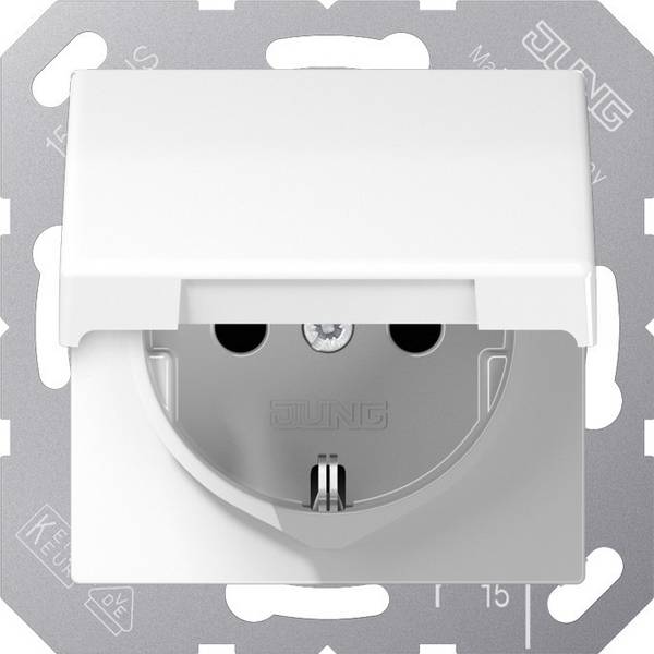 Jung SCHUKO Steckdose AS 1521 BFKL WW