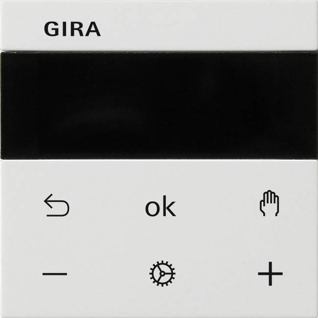 GIRA - Raumtemperaturregler S3000 RTR BT System 55 Reinweiß-0