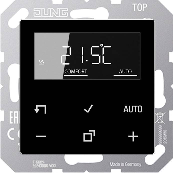 Jung Raumtemperaturregler TRDA1790SW mit Display Standard-0