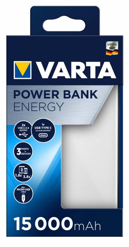 2 Stk. Varta Cons.Varta Portable Power Bank 57977-0