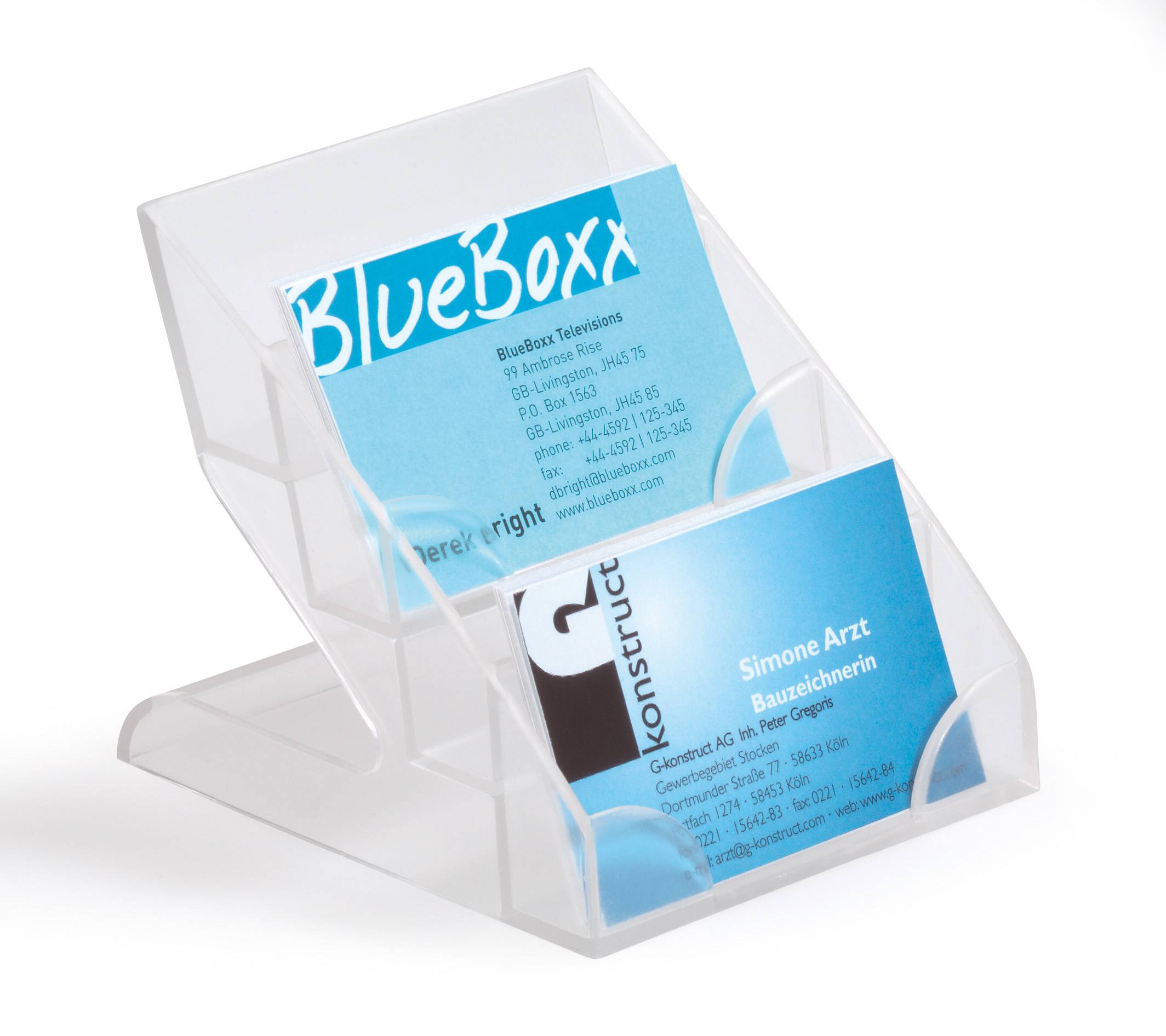 Visitenkartenaufsteller BUSINESS CARD DISPLAY BOX-4
