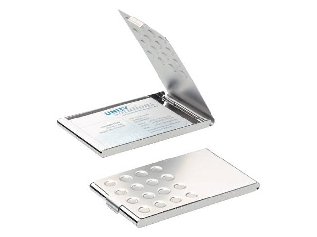Visitenkartenbox BUSINESS CARD BOX CHROME-1