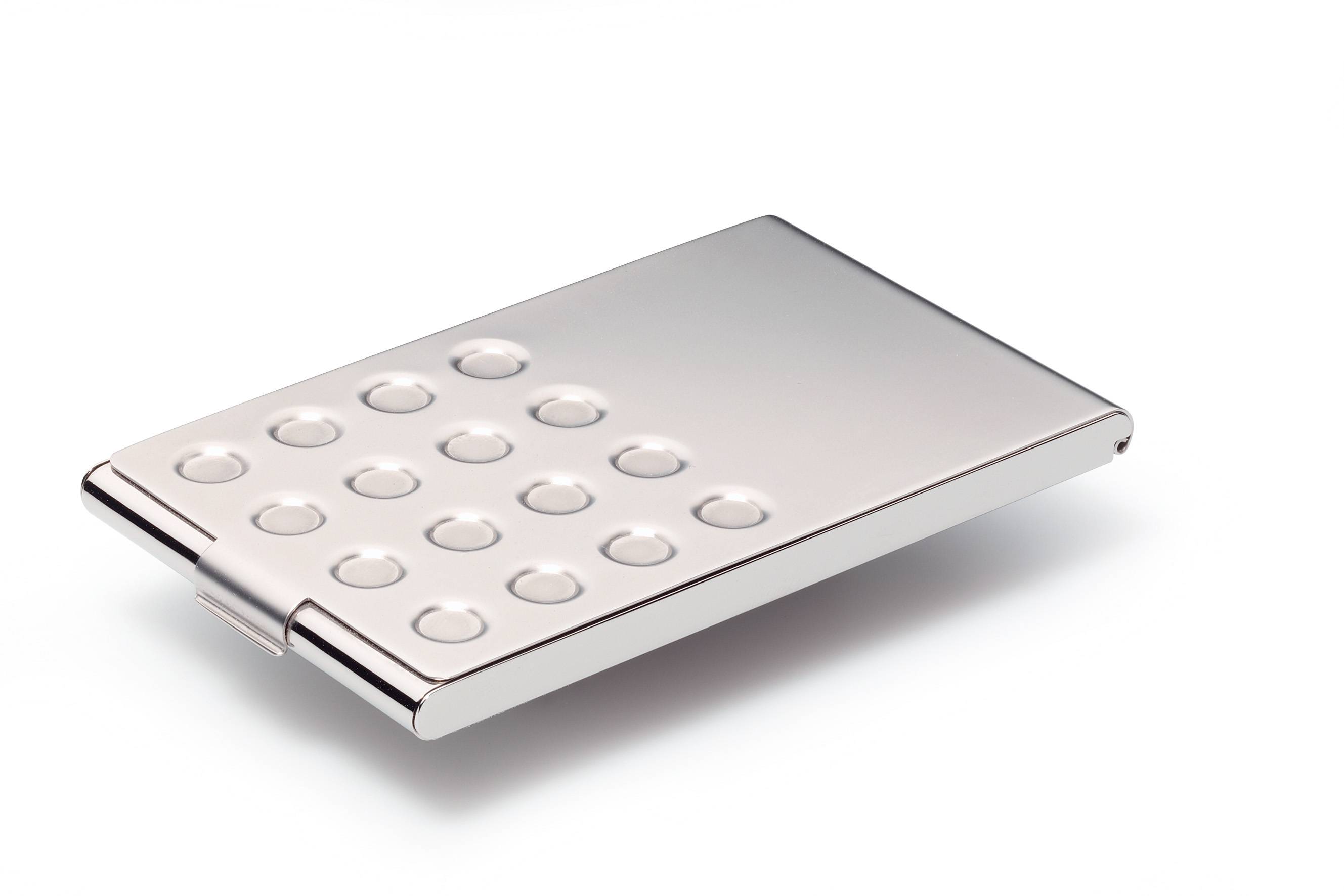 Visitenkartenbox BUSINESS CARD BOX CHROME-3