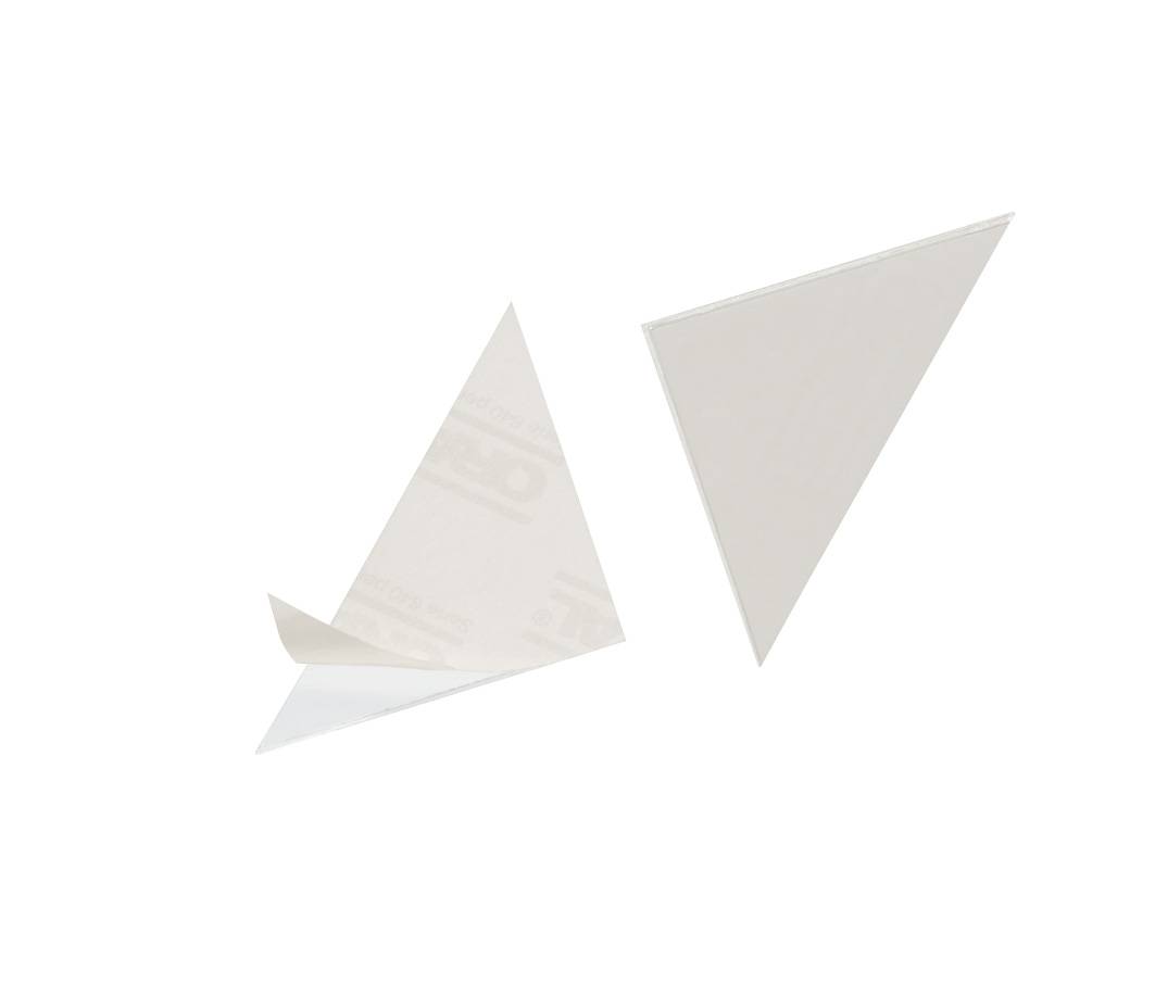 Dreiecktaschen 175x175mm selbstklebend transparent VE=100 Stück-3