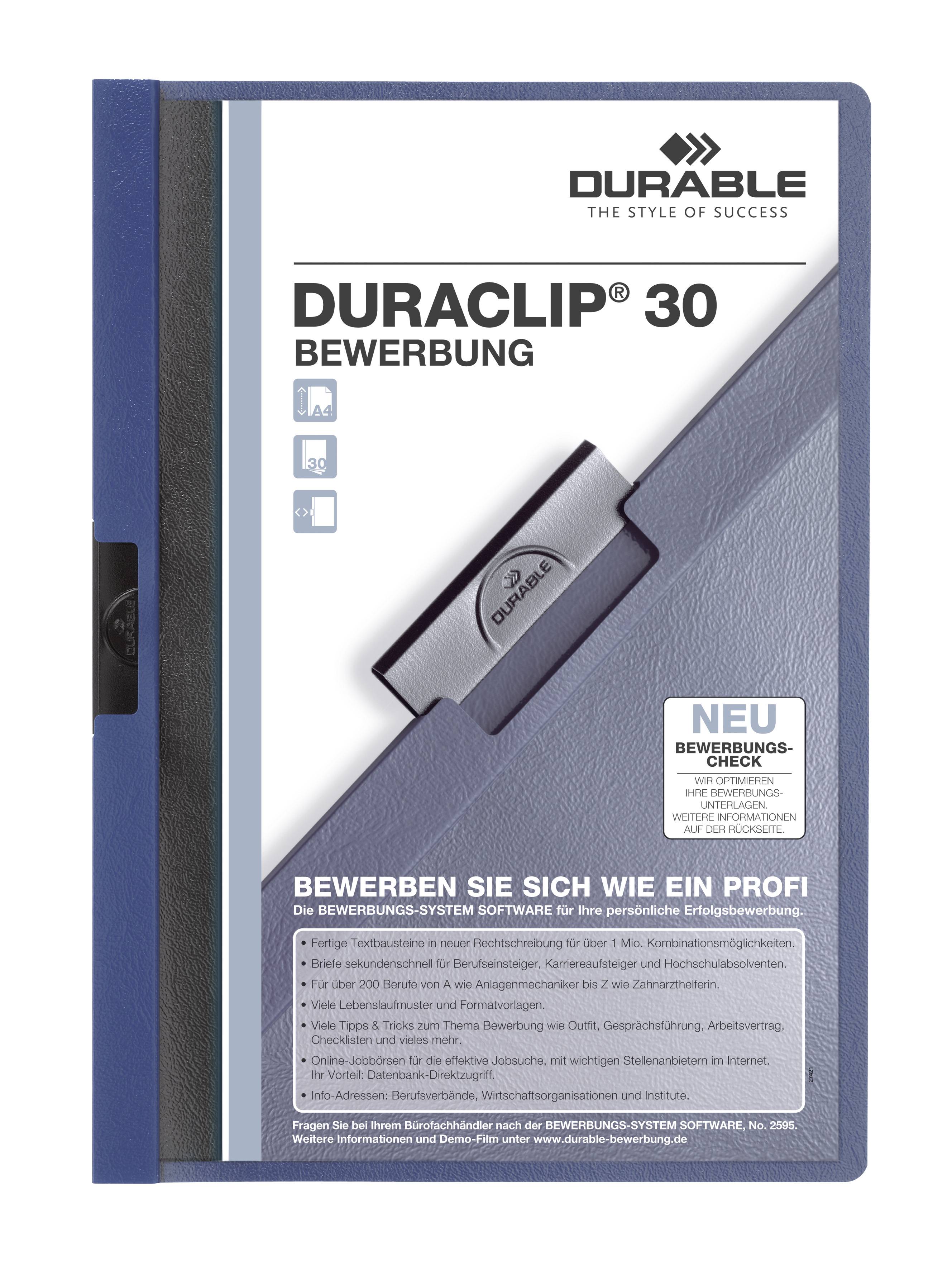 Bewerbungsmappe mit Clip-4