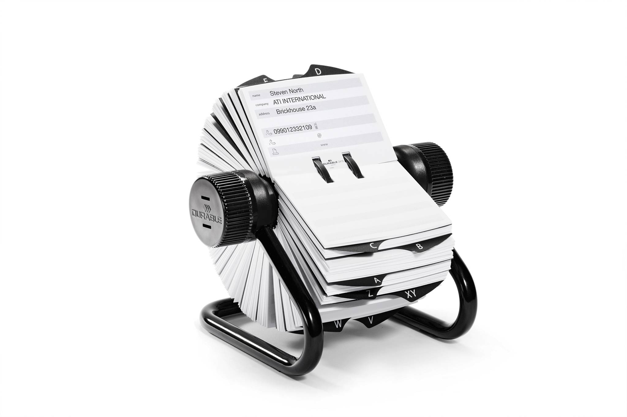 DURABLE TELINDEX - Rotationskartei - 25 Teile-4
