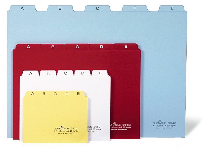 Leitregister A-Z DURABLE-4