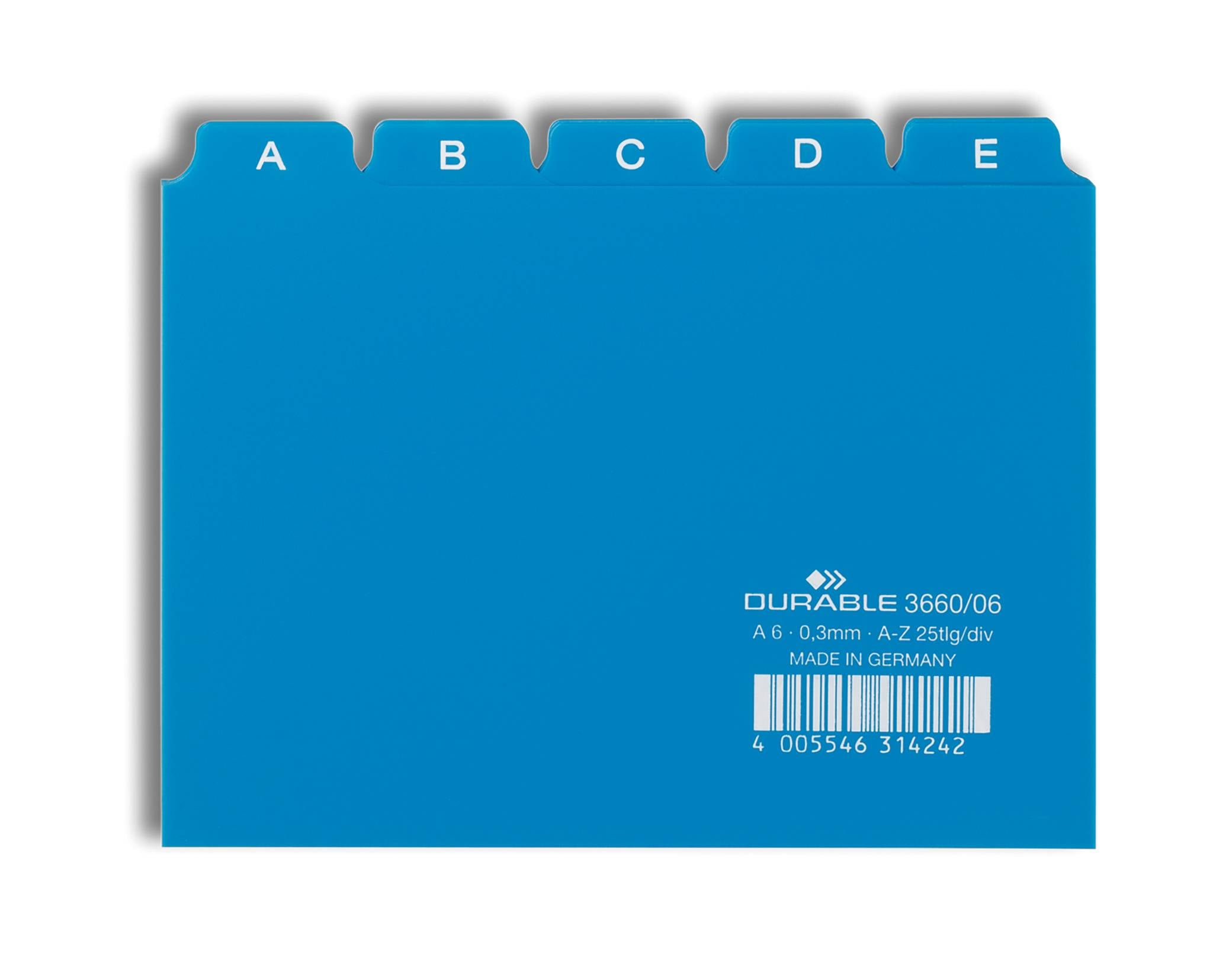 DURABLE - Trennelement - 25 (5 x 5) Teile - vorgedruckt: A-Z-3