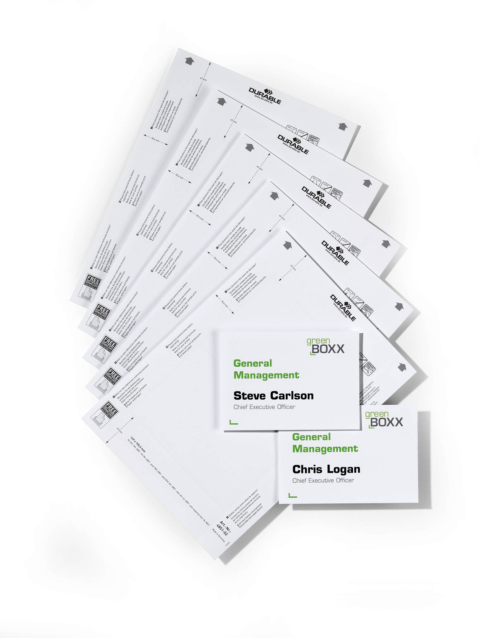 Einsteckschild DOOR SIGN REFILL-3