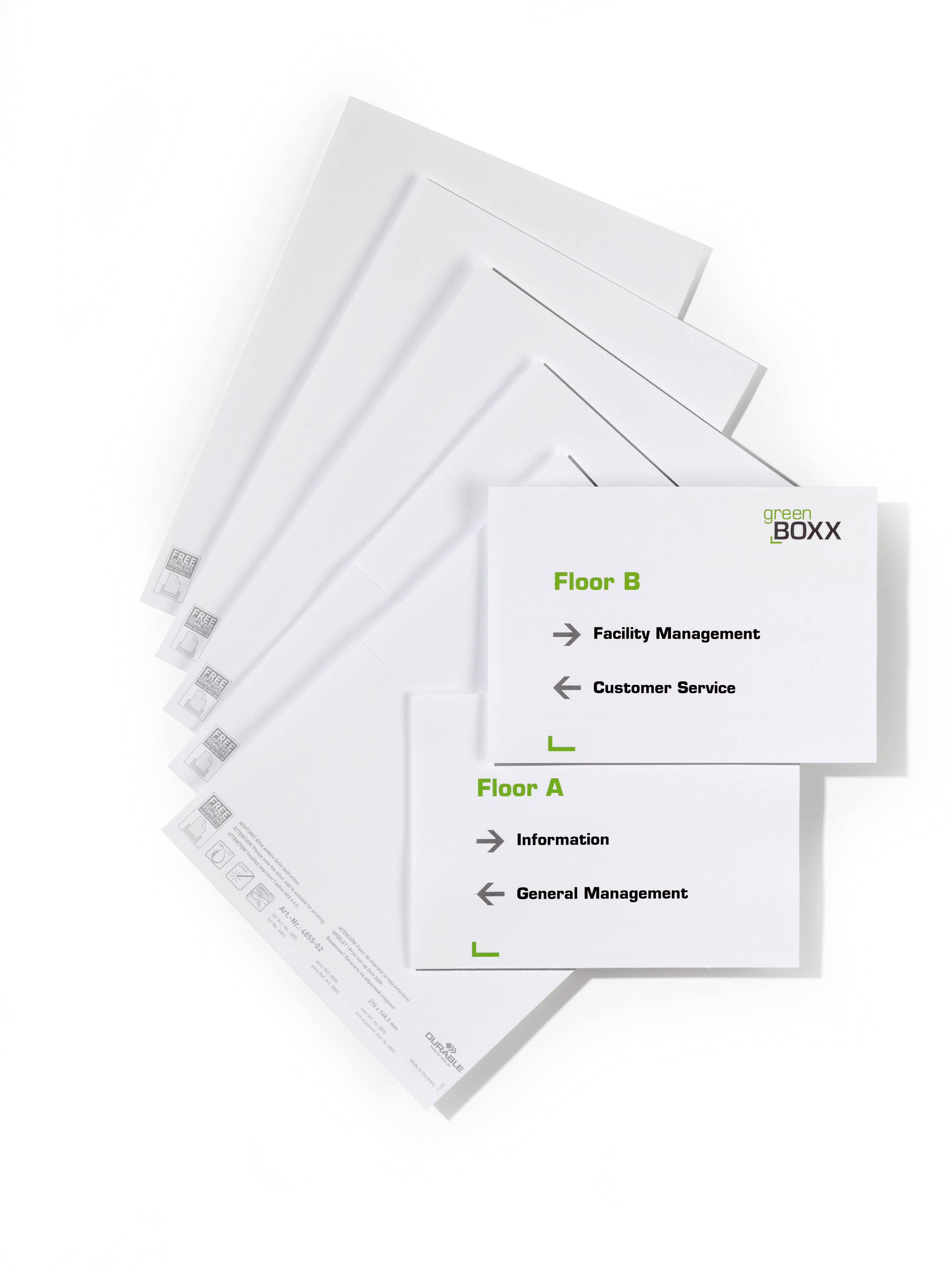 Einsteckschild DOOR SIGN REFILL-2