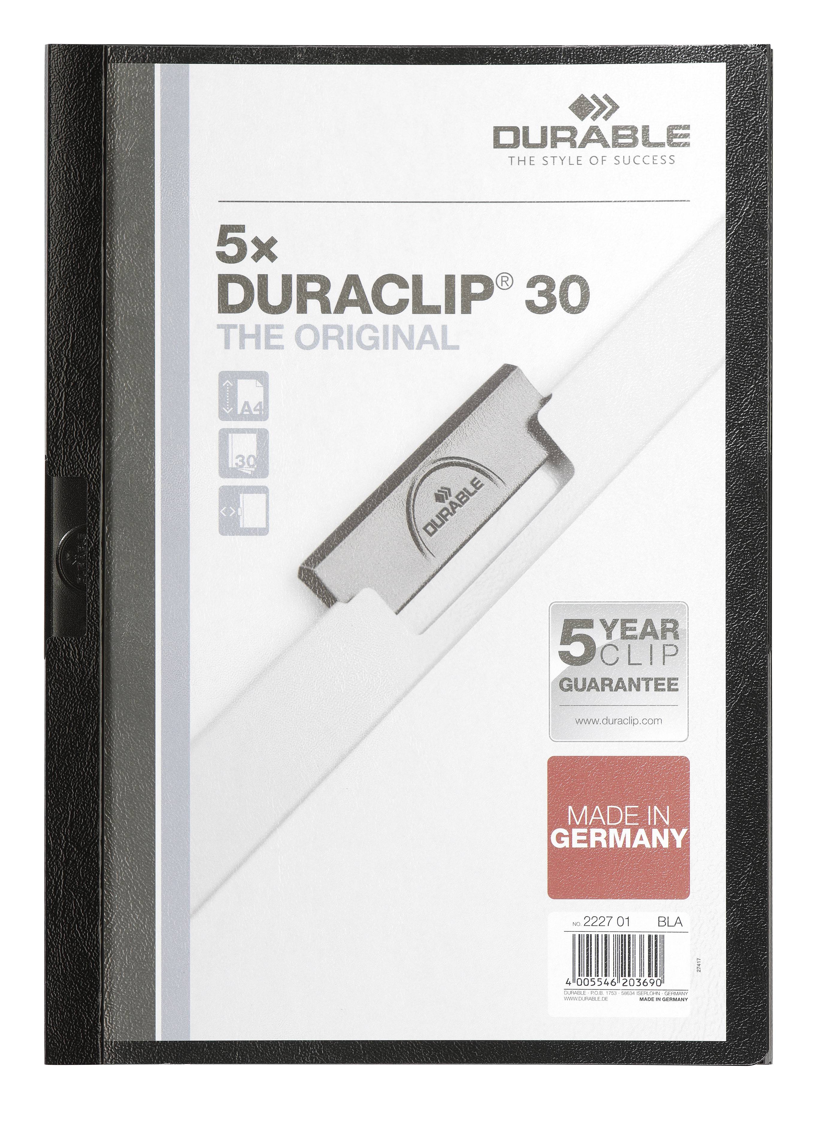 Klemm-Mappe DURACLIP® 30-3