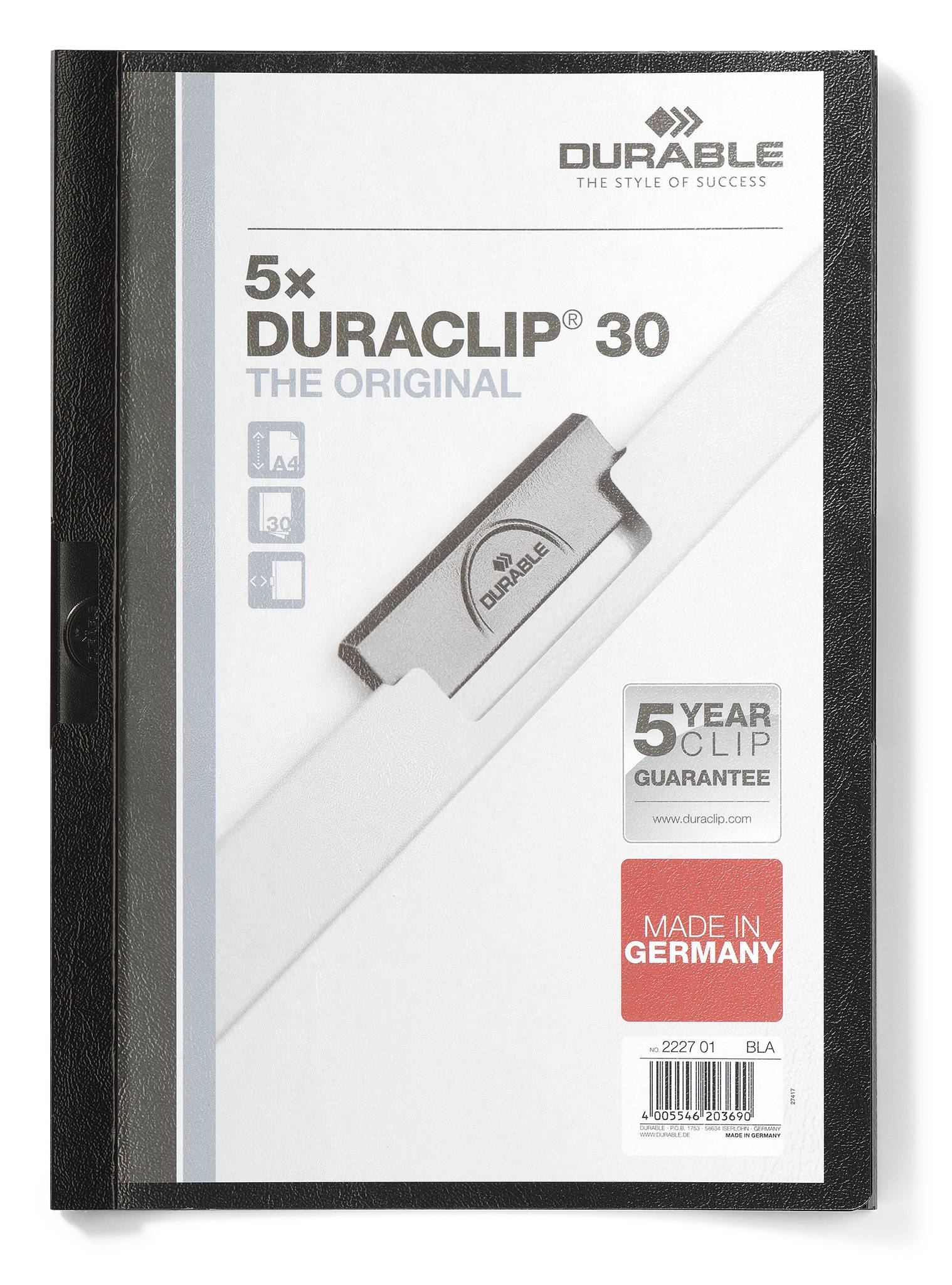 Klemm-Mappe DURACLIP® 30-4
