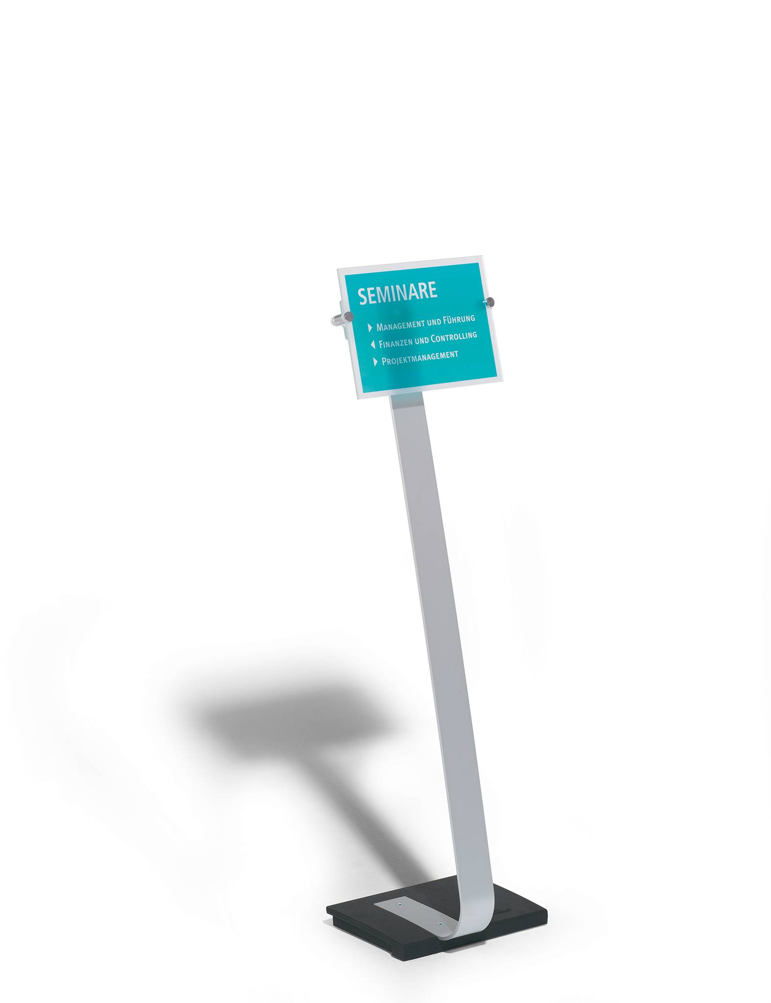 Präsentationsständer Crystal Sign stand A4 360x80x1180mm-4