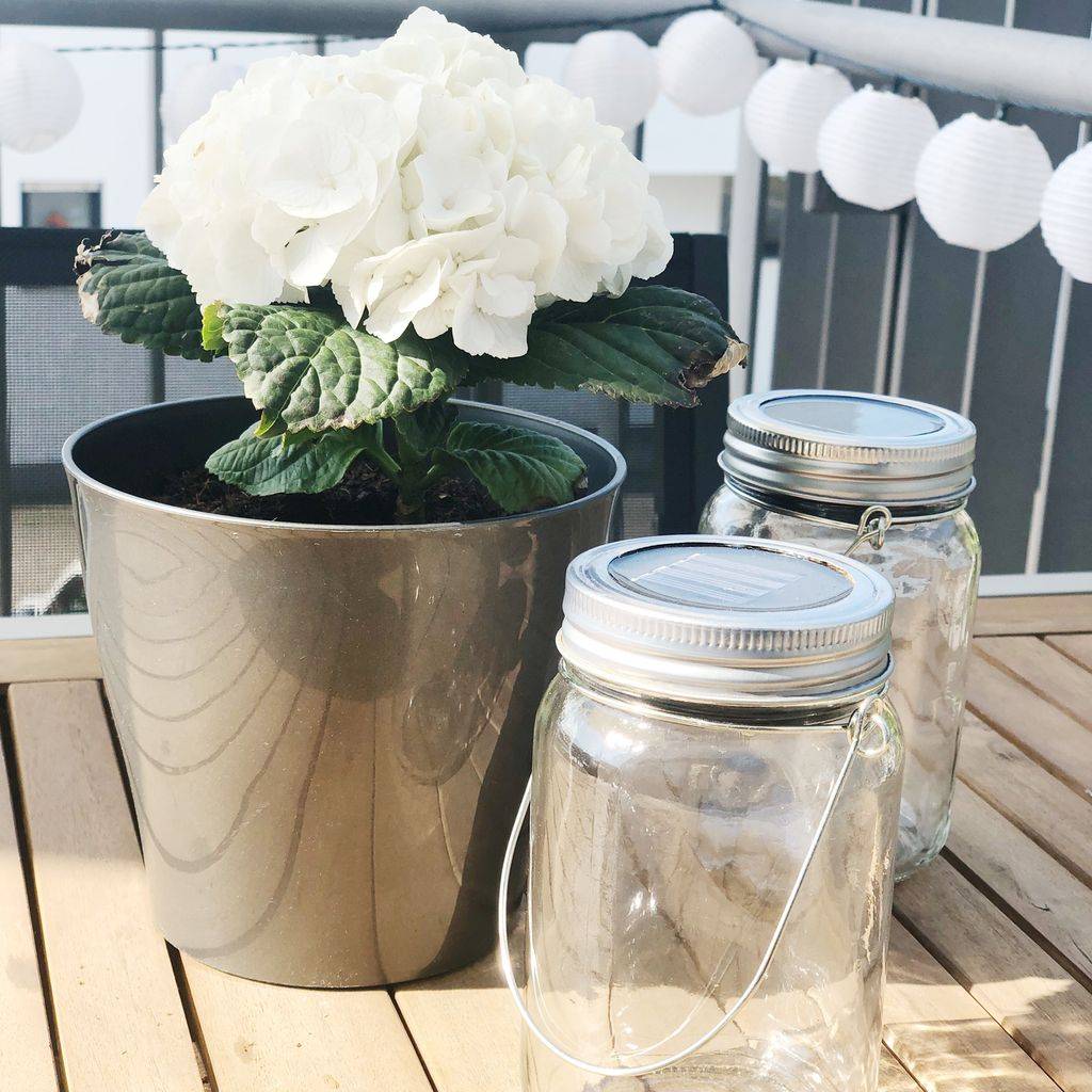 B.K.Licht LED Solar-Laterne Lampe Sonnen-Leuchte Licht Deko-Beleuchtung Glas Tisch Garten-3