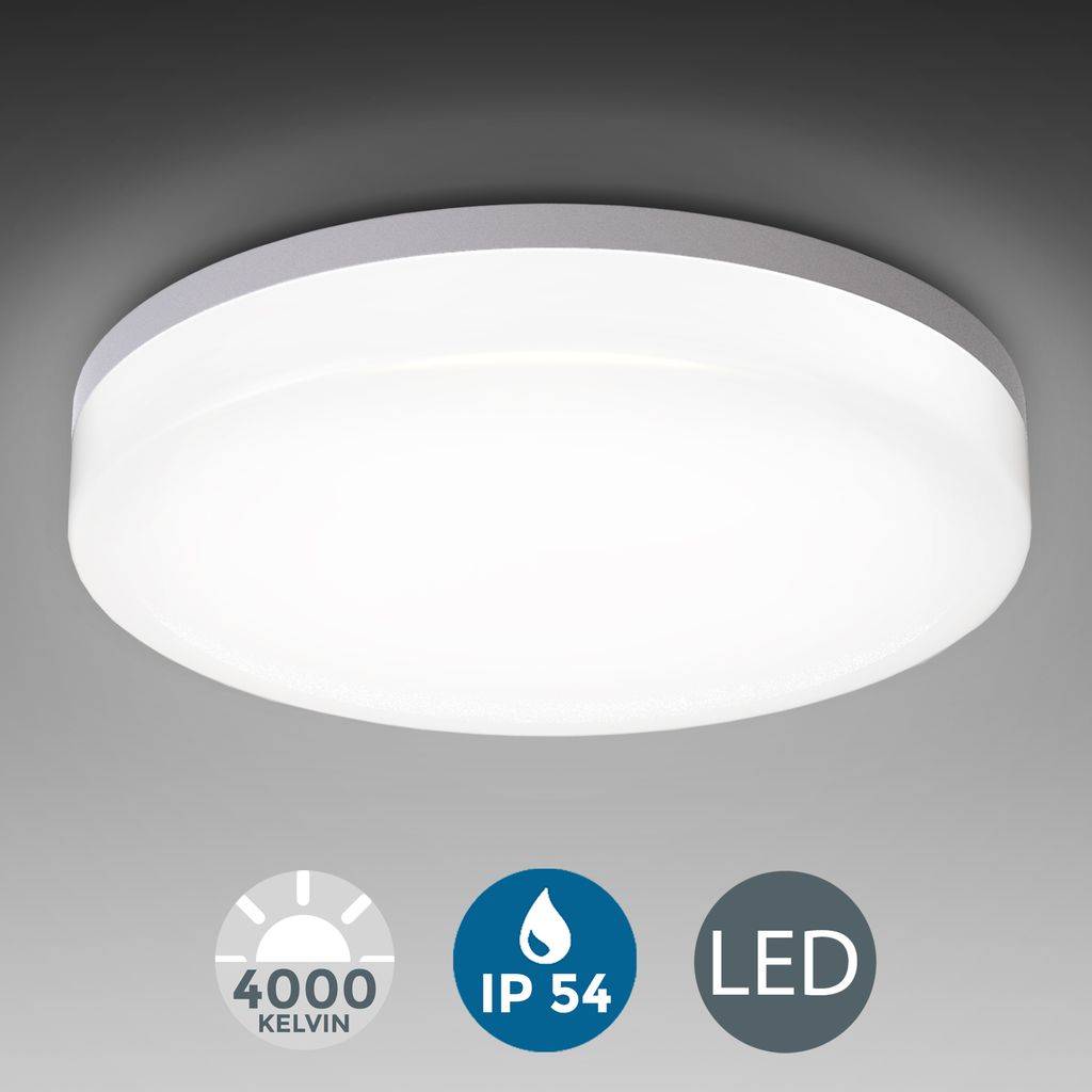 18W LED Deckenleuchte Deckenlampe Wohnzimmer Küche Flur Lampe Badleuchte Weiß DE 