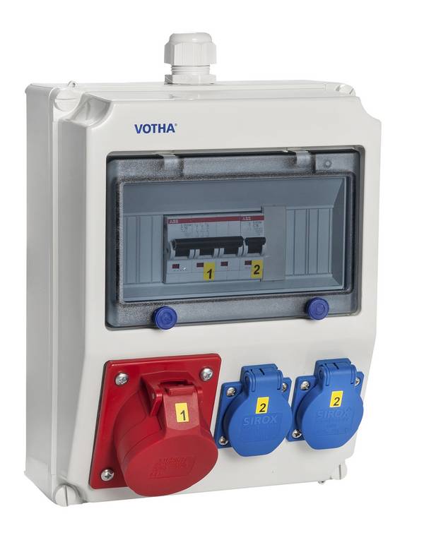 VOTHA® Wandverteiler - verdrahtet "WORMS"