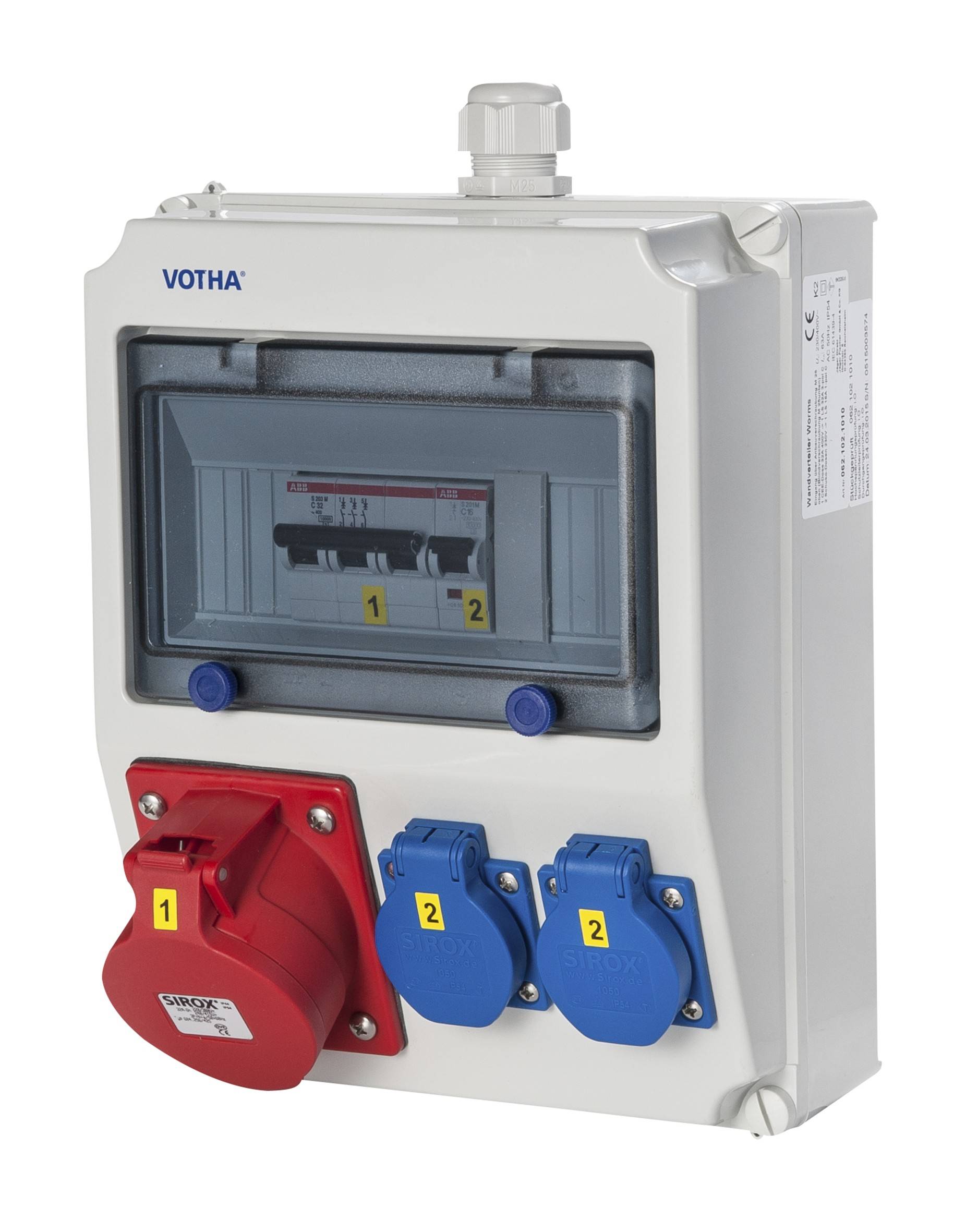 VOTHA® Wandverteiler - verdrahtet "WORMS"-1