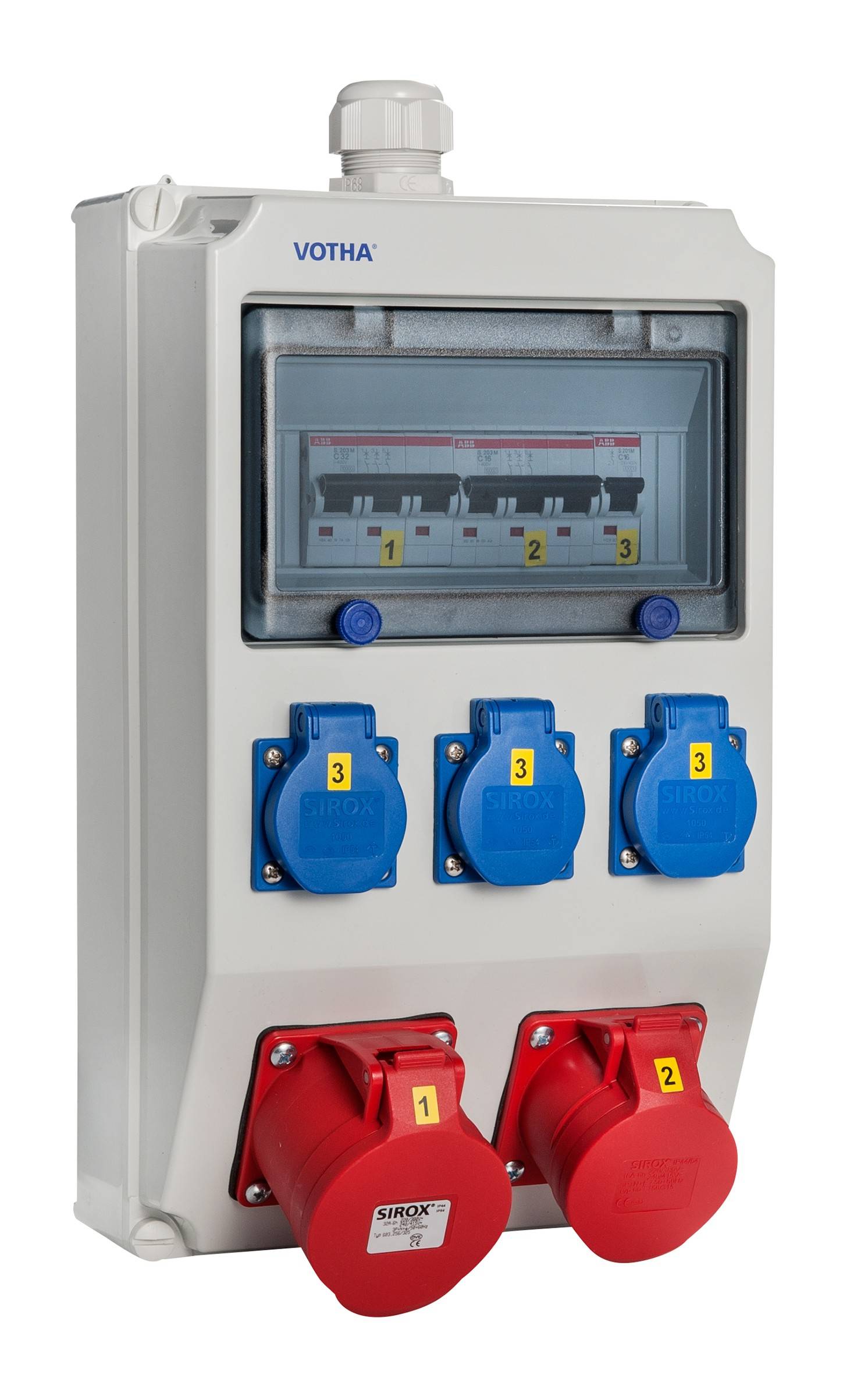 VOTHA® Wandverteiler - verdrahtet "WOLFSBURG"-1