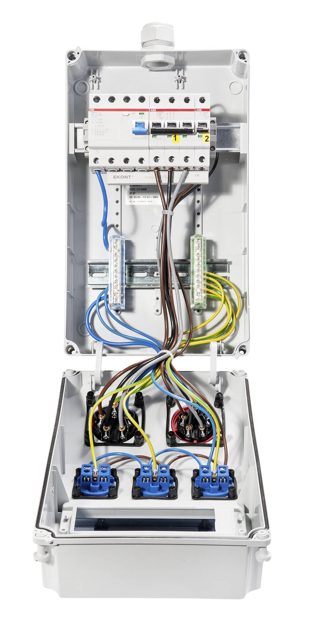 VOTHA® Wandverteiler - verdrahtet "WOLFSBURG"-3