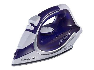 Russell Hobbs Supreme Steam 23300-56 - Dampfbügeleisen mit automatischer Abschaltung - schnurlos - Grundplatte: Keramik-0