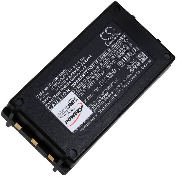 Akku für Kran-Funkfernsteuerung Cattron Theimeg Easy / Mini / TH-EC 30 / Typ BT 923-00075, 12V, NiMH